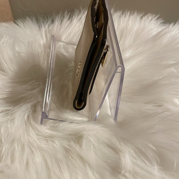 Furla tan Saffiano leather bifold wallet unisex - Picture 5 of 9